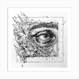 Eye Of Water Art Print