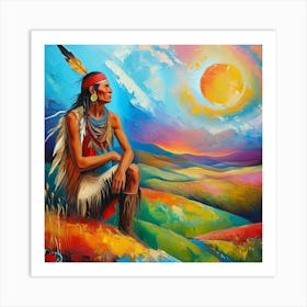 Native American Man Art Print