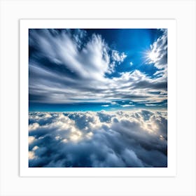 Above The Clouds 2 Art Print