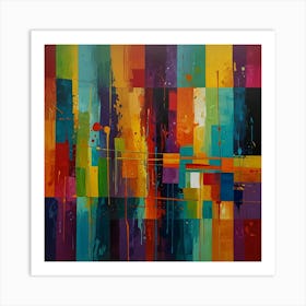 Abstract Painting 340 Art Print