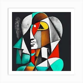 Abstract By Pablo Picasso Art Print