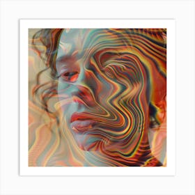 Psychedelic Portrait Art Print