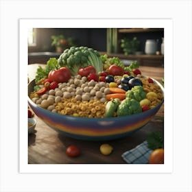 Bowl Of Vegetables 3 Art Print