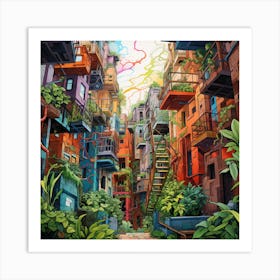 Cityscape 37 Art Print