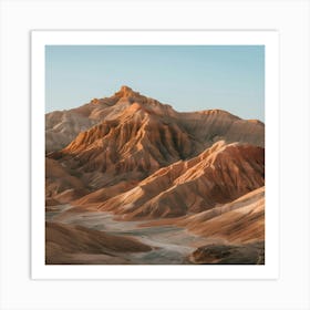 Desert Landscape - Desert Stock Videos & Royalty-Free Footage Art Print