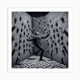 'The Man In The Wall' Art Print