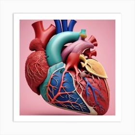 Human Heart Art Print