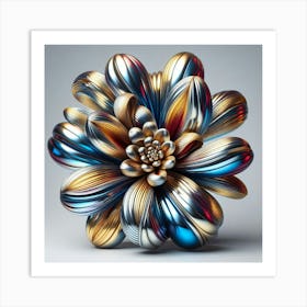 Glass flower Art Print