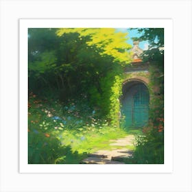 Garden Path Art Print