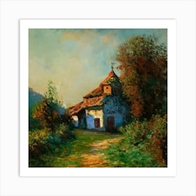 Church In The Countryside Art Print