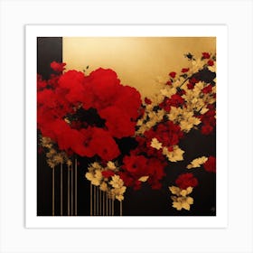 Gutai Red Poppies Art Print