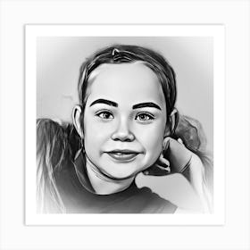 Black And White Image Art Print