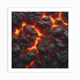 Lava Flow 42 Art Print