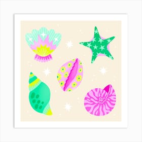 Seashells Art Print