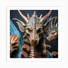 Dragons Of London Art Print