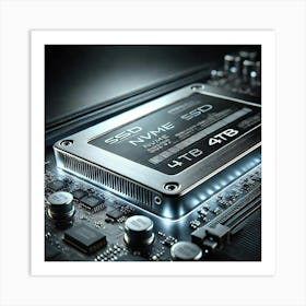 Sovereign Flame Laptop Nvme Ssd Art Print