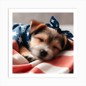 Resting Puppy Art Print