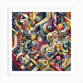 Abstract Painting 18 Art Print