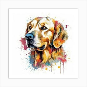 Golden Retriever 2 Art Print