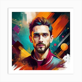 Ronaldo Portrait Art Print