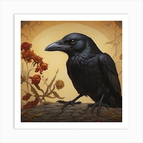 Croww Art Print