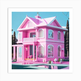 Barbie Dream House (313) Art Print