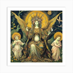 Virgin And Child 1 Art Print