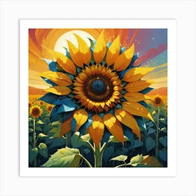 Sunflower 36 Art Print