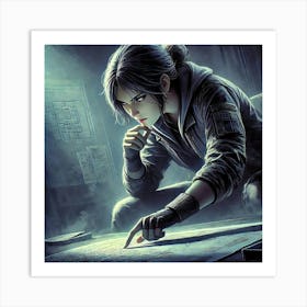 Zoya Strategic Thinking Skill Art Print