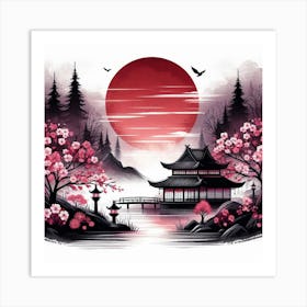 Japanese tranquility Art Print