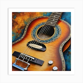 Acoustic Guitar 5 Art Print