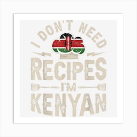 Kenya Flag Proud Kenyans Men & Women Art Print