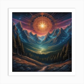 Starry Sky 3 Art Print