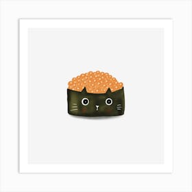 Kawaii Cat Art Print