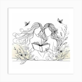 Creative Love And Relationship Illustration 73 Art Print