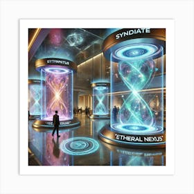 Ethereal Nexus Access Art Print