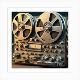 Reel To Reel 4 Art Print