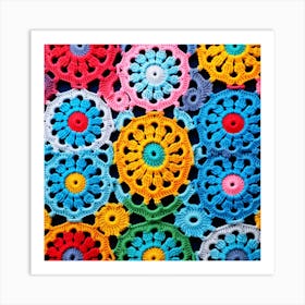 Crocheted Pattern Art Print