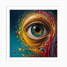 Eye Of The Rainbow 2 Art Print