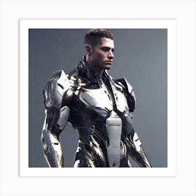 Futuristic Man 201 Art Print