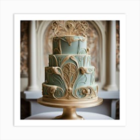 Nouveau Wedding Cake 2 Art Print