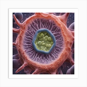 Cell Structure 1 Art Print