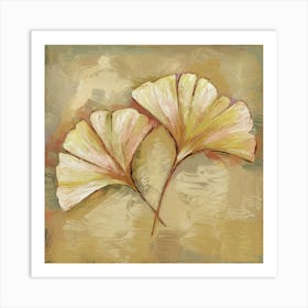 Ginkgo Leaves 5 Art Print