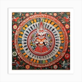 Mandala Painting Art Print