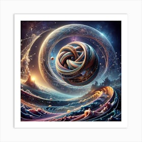 Equation knot Art Print