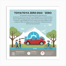 Toyota Zero E Art Print