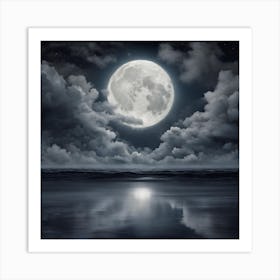 Full Moon 1 Art Print