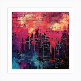 Graffiti Wall Art 13 Art Print