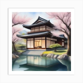 Japanese House Art Print