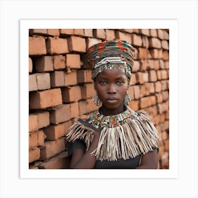 African Girl Art Print